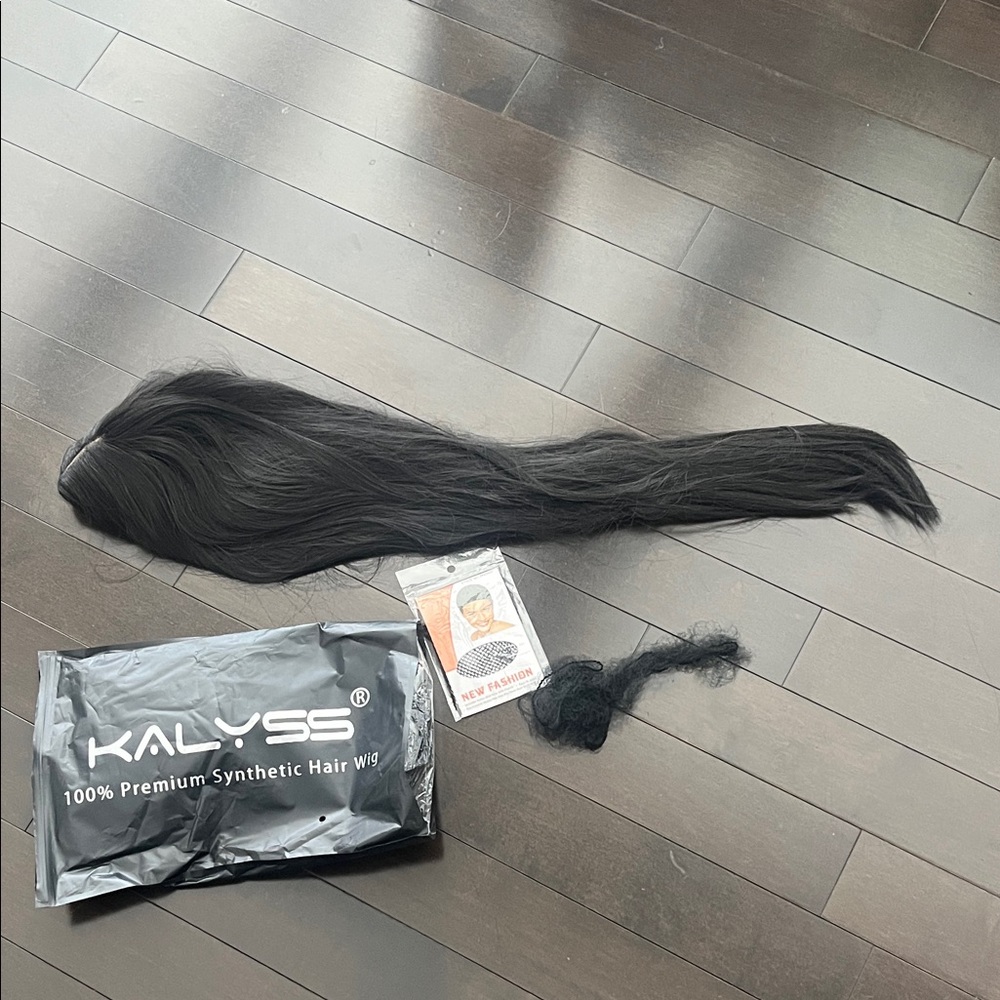 Black Synthetic Hair Wig